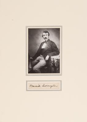 Lot #373 David Livingstone Signature - Image 1