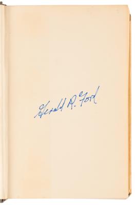 Lot #103 Gerald Ford Signed Book - Warren Commission Report - Image 4