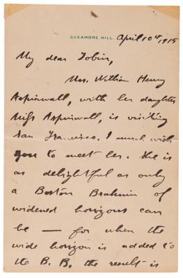 Lot #28 Theodore Roosevelt Autograph Letter Signed - Image 2