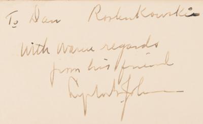 Lot #54 Lyndon B. Johnson Civil Rights Act Signing Pen - Presented to an Influential Illinois Congressman - Image 3