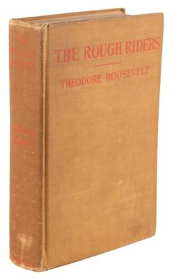 Lot #25 Theodore Roosevelt Signed 'The Rough Riders' Book as President - 
