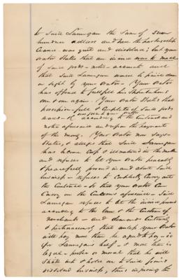 Lot #142 Abraham Lincoln: William H. Herndon Autograph Document Signed - Image 2