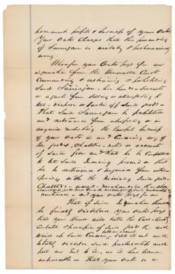 Lot #142 Abraham Lincoln: William H. Herndon Autograph Document Signed - Image 3