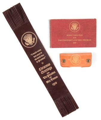 Lot #199 Harry S. Truman White House Christmas Gifts: 1947, 1948, and 1949 - Image 1