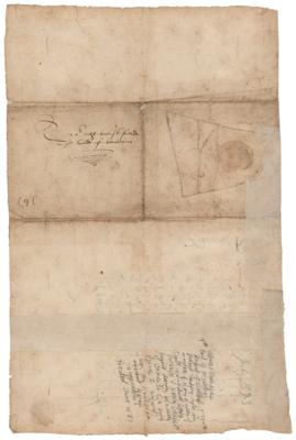 Lot #236 Mary, Queen of Scots: James Douglas, 4th Earl of Morton Letter Signed - Image 2