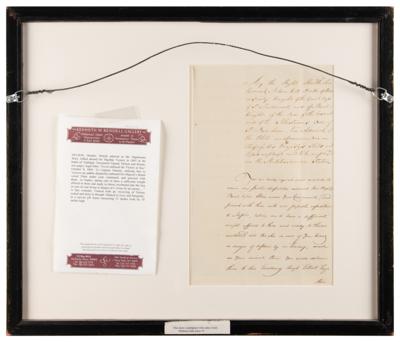 Lot #482 Horatio Nelson Letter Signed Onboard the HMS Victory, Sending Secret Dispatches to Naples: 