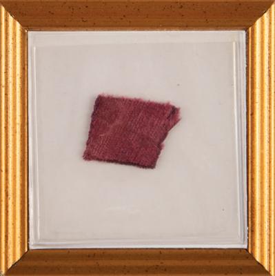 Lot #2 George Washington Signature, Cloak Swatch, and Lock of Hair - Image 4