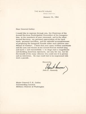 Lot #60 John F. Kennedy 1961 Presidential Inauguration Report - Presented to the Chairman of the Joint Chief of Staff - Image 3