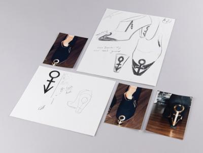 Lot #5313 Prince Shoe Symbol Concepts and Photographs by Liz Bucheit - Image 1