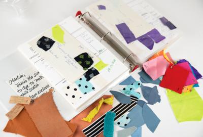 Lot #5252 Prince Collection of (250+) Dyed Fabric Samples for the Lovesexy Tour (1988-1989) - Image 1