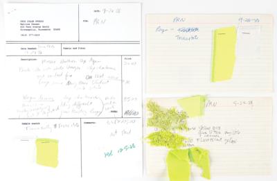 Lot #5252 Prince Collection of (250+) Dyed Fabric Samples for the Lovesexy Tour (1988-1989) - Image 10