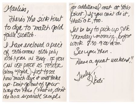 Lot #5252 Prince Collection of (250+) Dyed Fabric Samples for the Lovesexy Tour (1988-1989) - Image 3