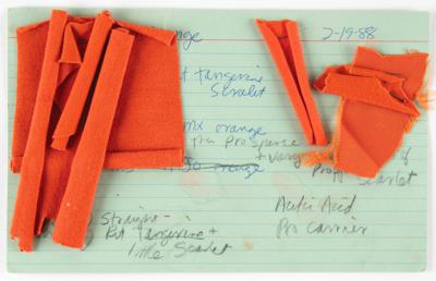Lot #5252 Prince Collection of (250+) Dyed Fabric Samples for the Lovesexy Tour (1988-1989) - Image 5