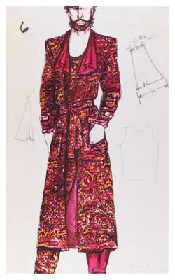 Lot #5321 Prince: The Revolution Band Members (4) Outfit Concepts with Swatches - Image 3
