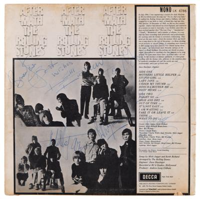 Lot #5081 Rolling Stones Rare Fully Signed Album - Aftermath - Image 1