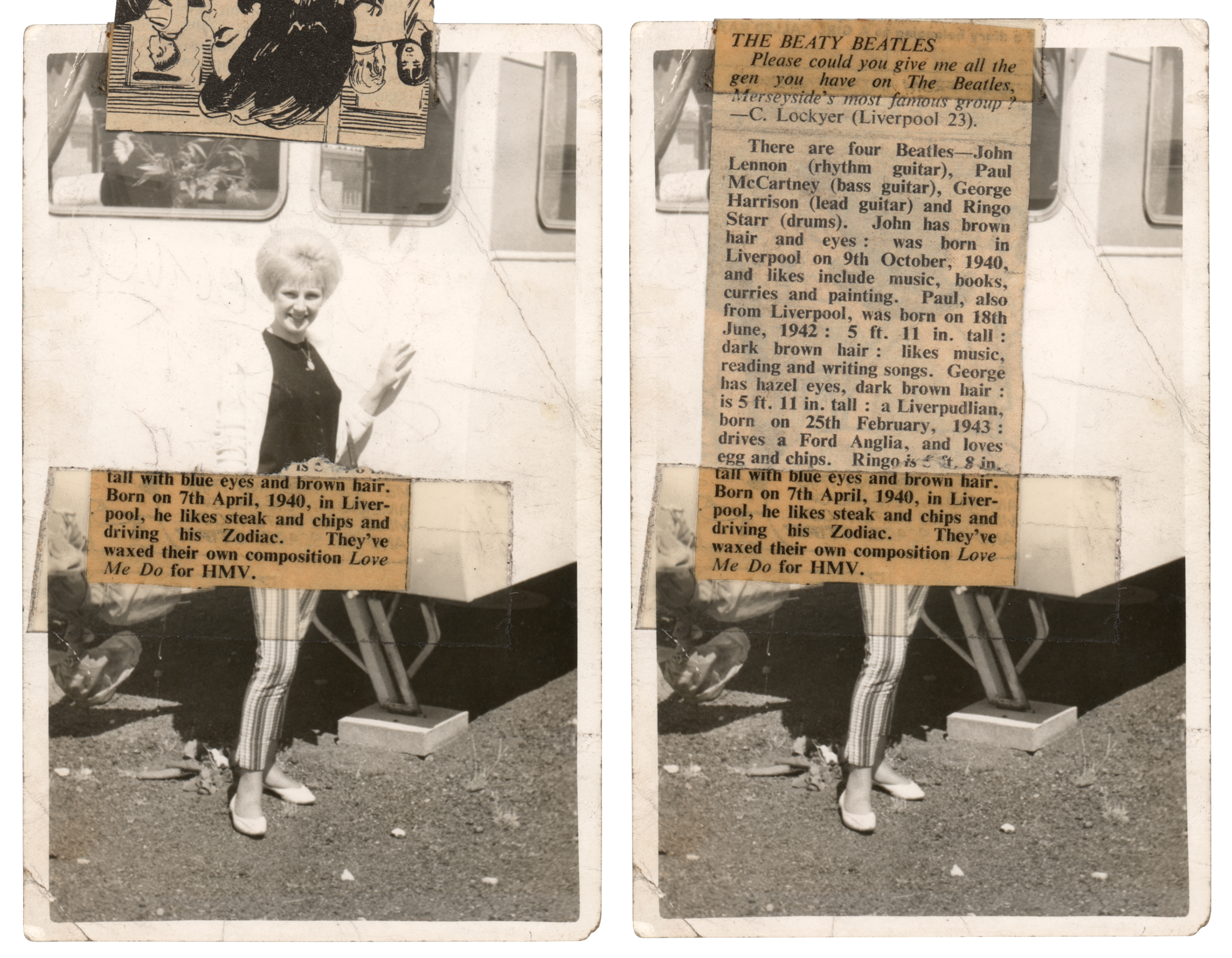 Lot #5008 Beatles Early Signatures (c. 1962) - Image 2