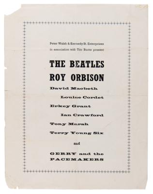 Lot #5006 Beatles Signed Program Page (June 9, 1963) - Obtained at King George?s Hall in Blackburn, Lancashire - Image 2