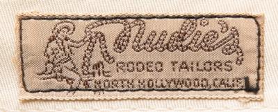 Lot #5134 Johnny Cash's Custom-Made Blue Star Outfit by Nudie's Rodeo Tailors - Image 7