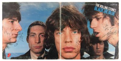Lot #5085 Rolling Stones Signed Album - Black and