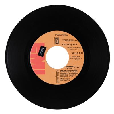 Lot #5111 Queen Signed 45 RPM Single Record for 'Killer Queen' - Their Breakthrough Hit in the US - Image 4