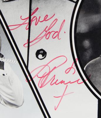 Lot #5257 Prince Signed Poster for 'Under the Cherry Moon' - Image 2