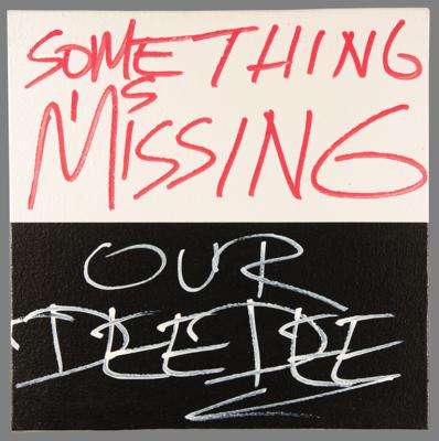 Lot #5201 Dee Dee Ramone Suite of (8) Original Paintings - A Black-and-White Examination of His Bipolar Disorder - Image 8