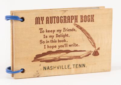 Lot #5135 Hank Williams and the Grand Ole Opry Signed Autograph Book - Signed at Williams's 1949 Opry Debut - Image 10