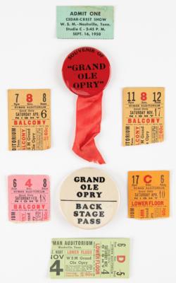 Lot #5135 Hank Williams and the Grand Ole Opry Signed Autograph Book - Signed at Williams's 1949 Opry Debut - Image 11