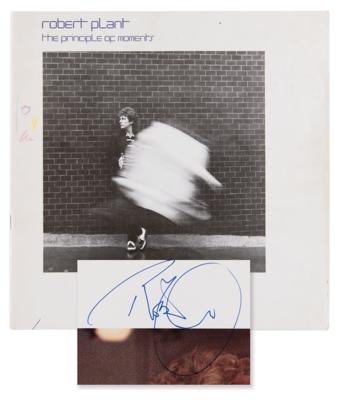 Lot #5107 Robert Plant Signed Program