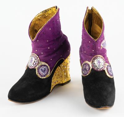 Lot #5258 Prince-Played Guitar Pick Custom-Made Boots - Image 1
