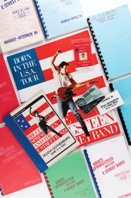 Lot #5166 Bruce Springsteen: Born in the U.S.A. Tour Sound Engineer's Itinerary and Pass Archive - Image 1