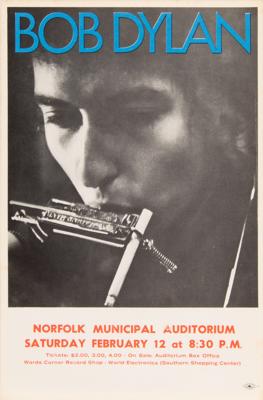 Lot #5065 Bob Dylan 1966 Norfolk Municipal