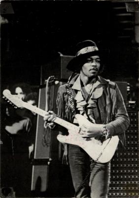 Lot #5074 Jimi Hendrix 1969 Polydor Records Promotional Card - Image 1