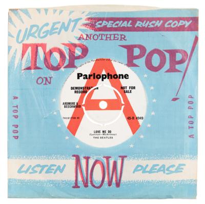 Lot #5011 Beatles 45 RPM 'Demonstration Record' Single for 'Love Me Do / P.S. I Love You,' with 'McArtney' Misspelling - Image 3