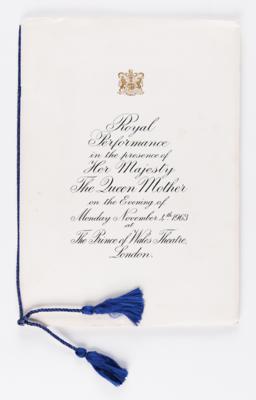 Lot #5033 Beatles Original 1963 Royal Performance Program - Image 1