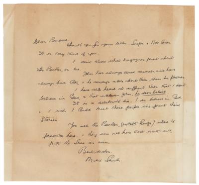 Lot #5059 Mimi Smith Autograph Letter Signed on