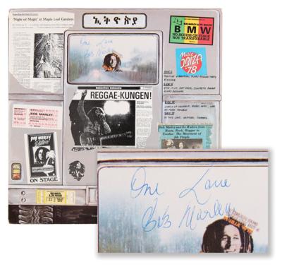 Lot #5164 Bob Marley Signed Album - Babylon By Bus - Image 1