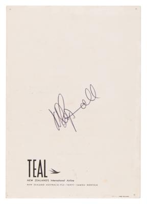 Lot #5018 Beatles Signed Menu: McCartney, Harrison, Starr, and Aspinall - Image 2