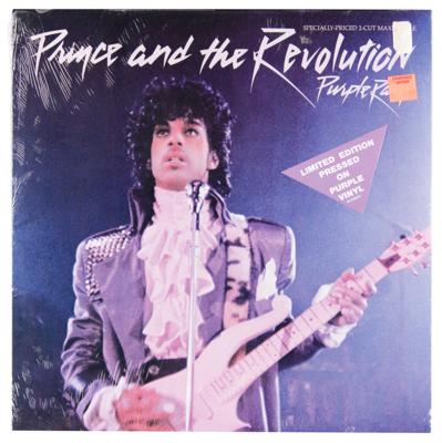 Lot #5308 Prince and the Revolution Limited Edition 'Purple Vinyl? Maxi-Single Album - ?Purple Rain / God? - Image 1