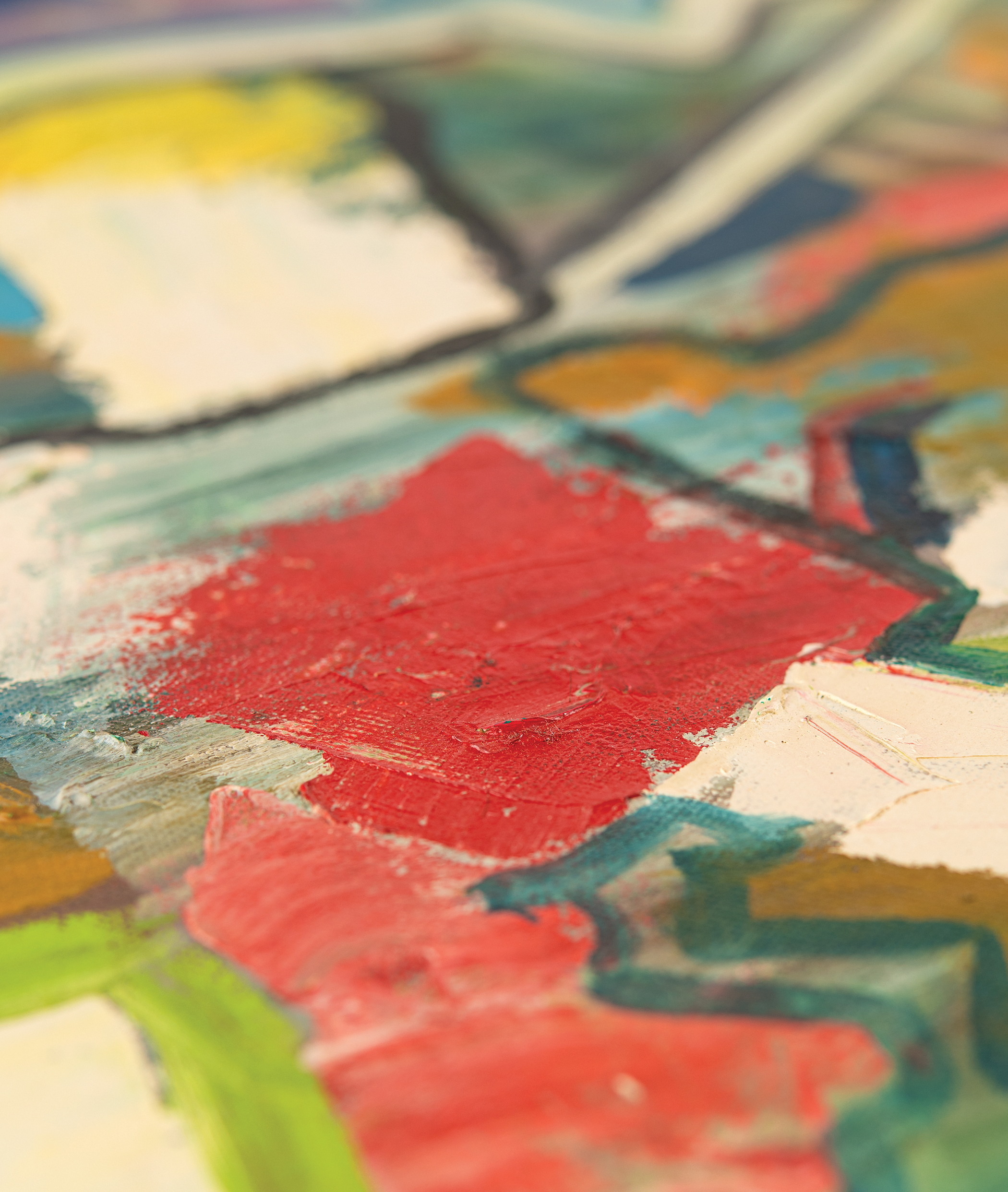 Lot #5062 Bob Dylan Exceedingly Rare Original Abstract Painting (c. 1968) - Image 11