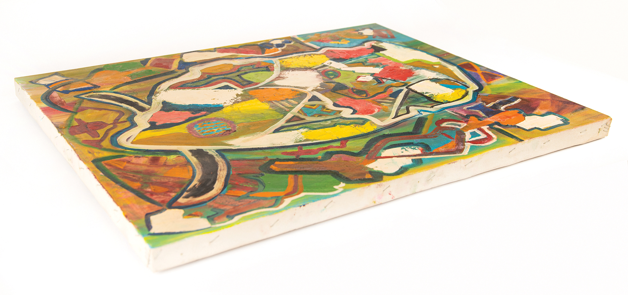 Lot #5062 Bob Dylan Exceedingly Rare Original Abstract Painting (c. 1968) - Image 12