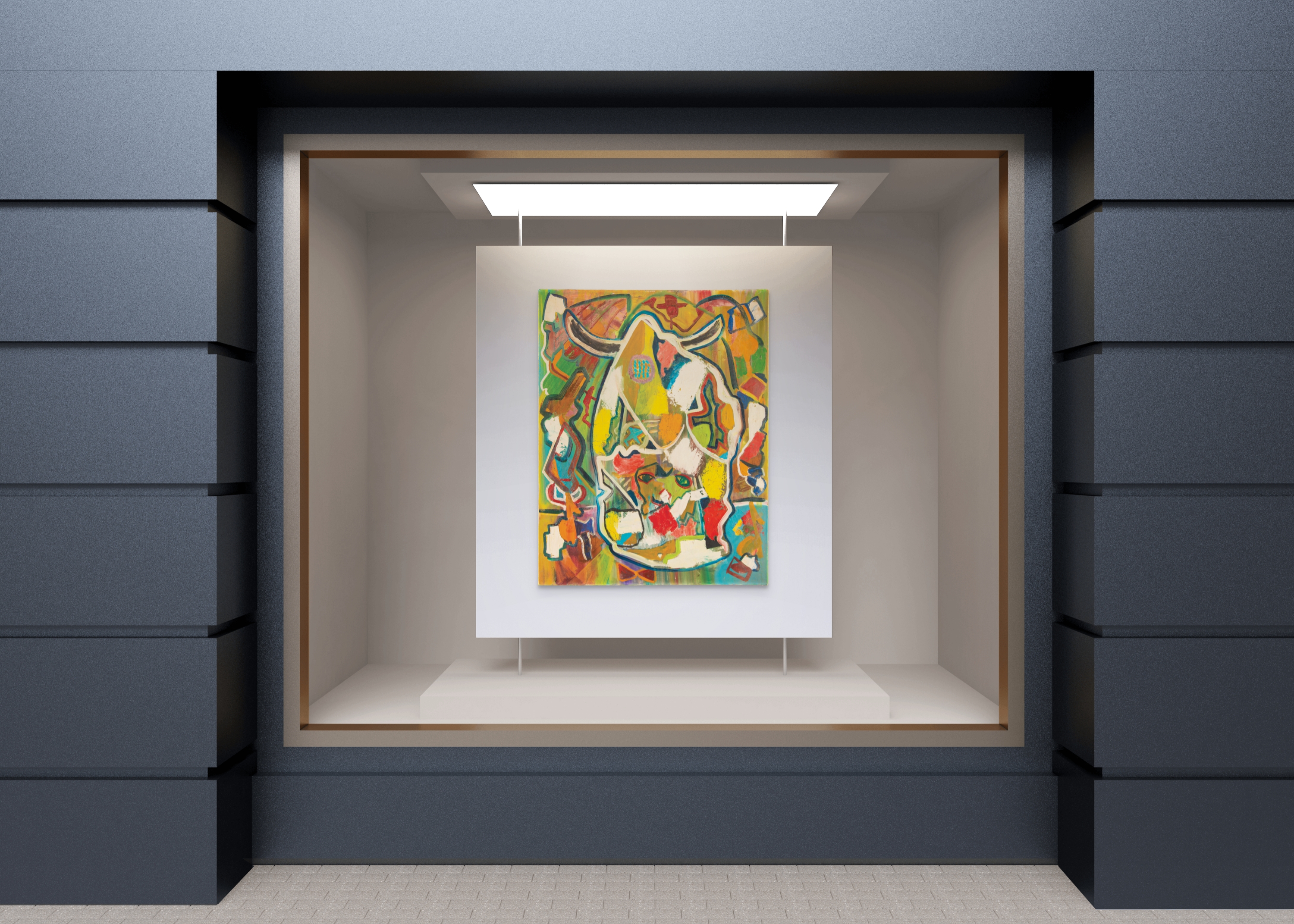 Lot #5062 Bob Dylan Exceedingly Rare Original Abstract Painting (c. 1968) - Image 15