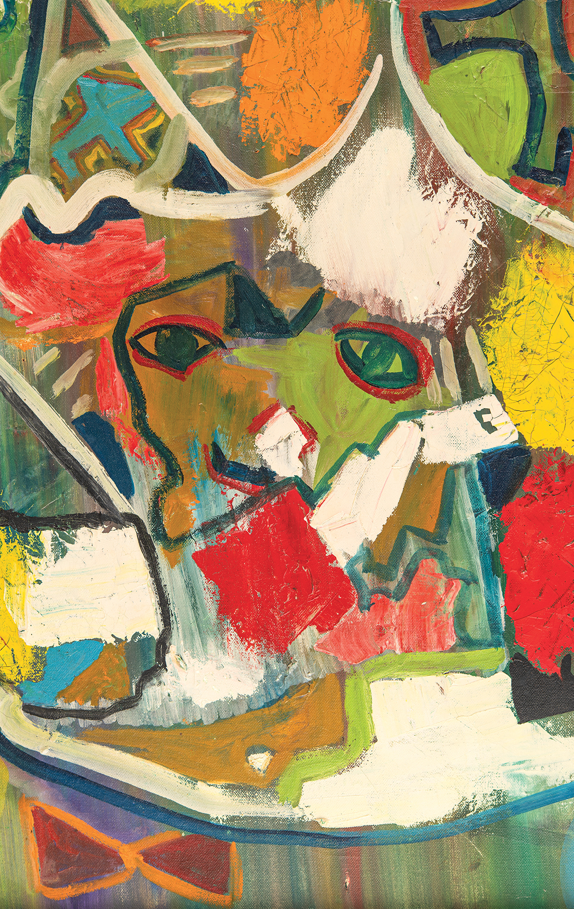 Lot #5062 Bob Dylan Exceedingly Rare Original Abstract Painting (c. 1968) - Image 4