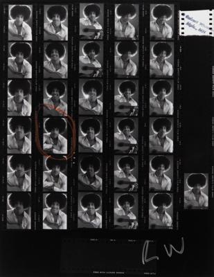 Lot #5271 Prince Original ?Minneapolis 1977? Contact Sheet Proof (Roll 4) - From the Collection of Photographer Robert Whitman - Image 1