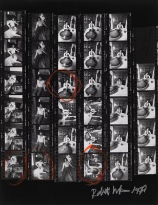 Lot #5272 Prince Original ‘Minneapolis 1977’ Contact Sheet Proof (Roll 3) - From the Collection of Photographer Robert Whitman - Image 1