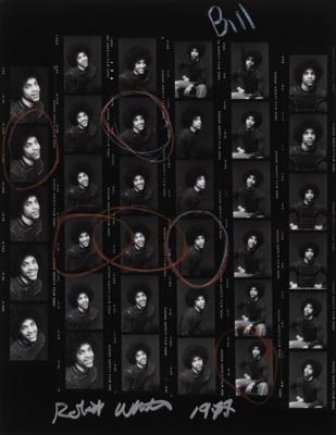 Lot #5274 Prince Original ?Minneapolis 1977? Contact Sheet Proof (Roll 15) - From the Collection of Photographer Robert Whitman - Image 1