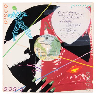 Lot #5277 Prince Autograph Note Signed on 'Soft and Wet' Promotional Single Album - 