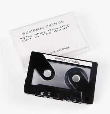 Lot #5280 Prince Rare Advance ?The Most Beautiful Girl in the World' Promotional Single Cassette Tape - One of Two Known to Exist - Image 1