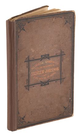 Lot #103 Andrew Johnson: Congressional Memorial Addresses - Image 1