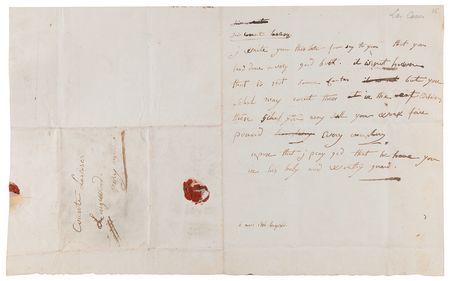 Lot #415 Napoleon Rare Handwritten Letter in English to Emmanuel, comte de Las Cases (One of Three Known) - Image 3